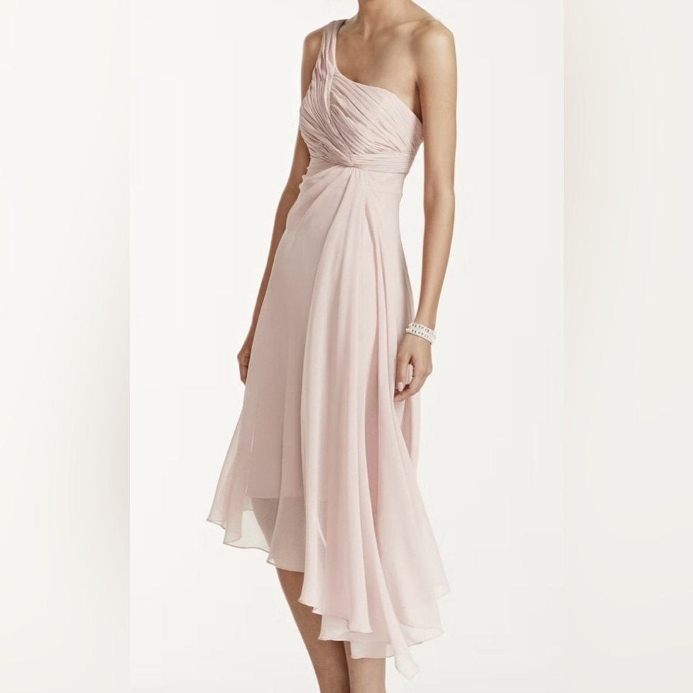 Elegant Pink Evening Gown/ Bridesmaid dress